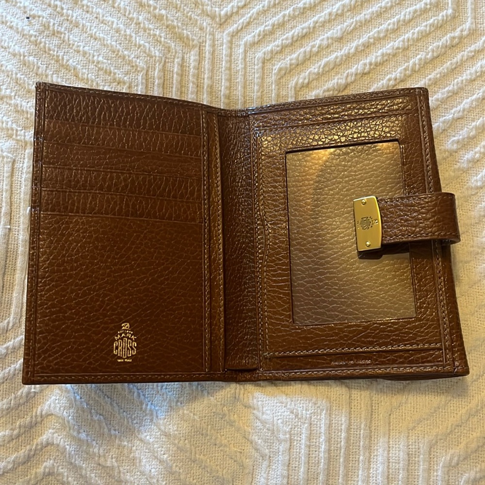 Mark Cross Brown Leather Wallet